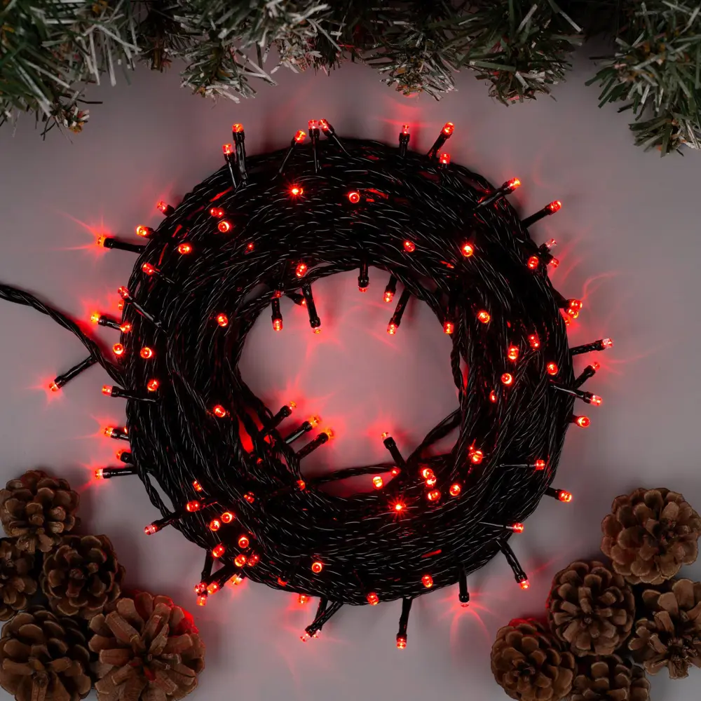 Фото Электрогирлянда комнатная Luazon lighting 3556818 нить 20 м 200 ламп бесцветный 8 режимов работы Фото Электрогирлянда комнатная Luazon lighting 3556818 нить 20 м 200 ламп бесцветный 8 режимов работы