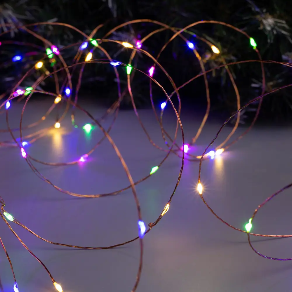 Фото 7 Электрогирлянда комнатная Luazon lighting 5198371 роса 20 м 200 ламп бесцветный 1 режим работы Фото 7 Электрогирлянда комнатная Luazon lighting 5198371 роса 20 м 200 ламп бесцветный 1 режим работы