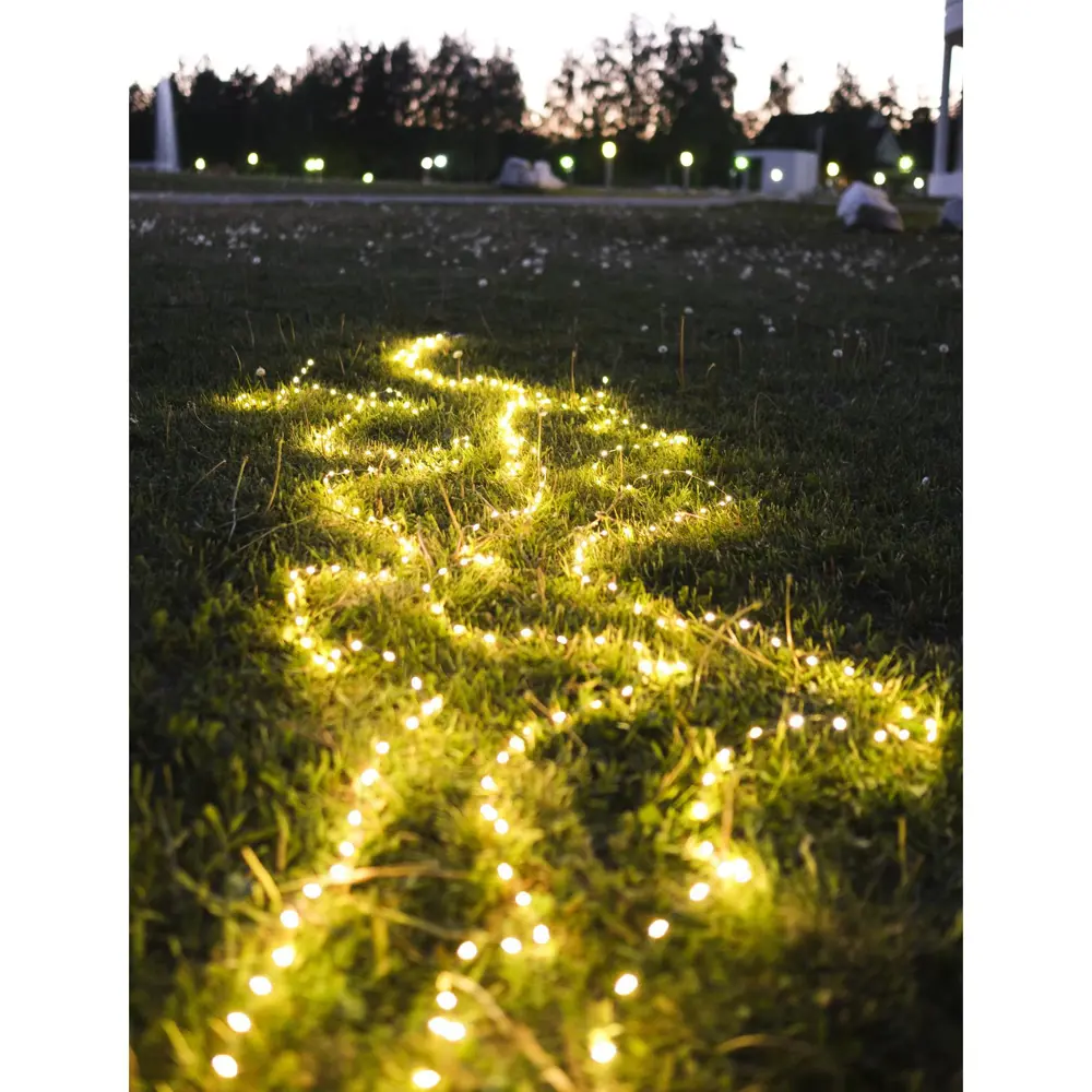Фото 6 Электрогирлянда комнатная Luazon lighting 5198370 роса 20 м 200 ламп бесцветный 1 режим работы Фото 6 Электрогирлянда комнатная Luazon lighting 5198370 роса 20 м 200 ламп бесцветный 1 режим работы