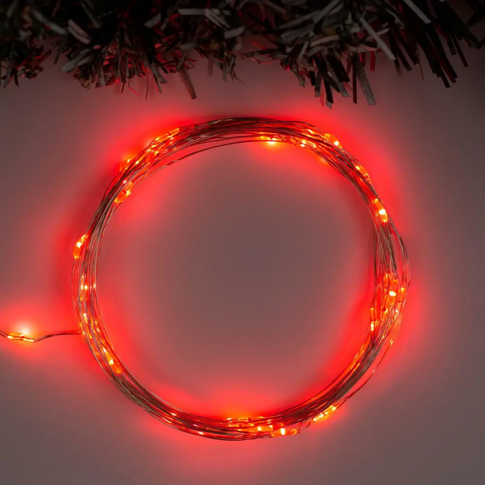 Фото Электрогирлянда комнатная Luazon lighting 5198311 роса 5 м 50 ламп бесцветный 2 режимов работы Фото Электрогирлянда комнатная Luazon lighting 5198311 роса 5 м 50 ламп бесцветный 2 режимов работы