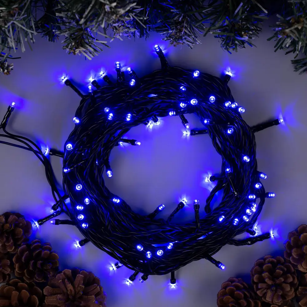 Фото Электрогирлянда универсальная Luazon lighting 705561 нить 10 м 100 ламп бесцветный 8 режимов работы Фото Электрогирлянда универсальная Luazon lighting 705561 нить 10 м 100 ламп бесцветный 8 режимов работы
