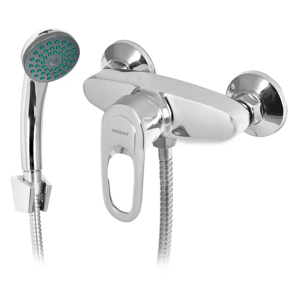 Фото Смеситель для ванны Wisent W2025 однорычажный с душевой лейкой цвет хром Фото Смеситель для ванны Wisent W2025 однорычажный с душевой лейкой цвет хром