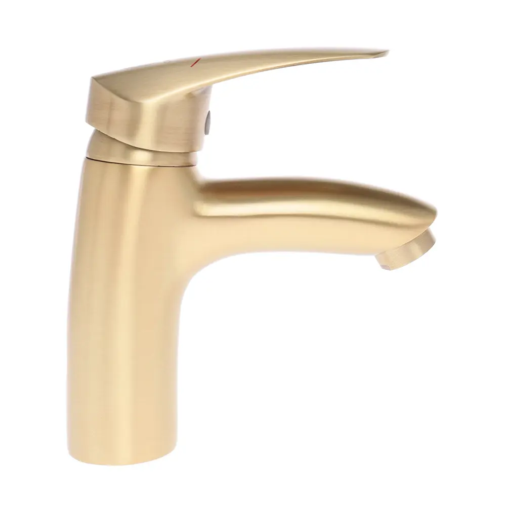 Фото 4 Смеситель для раковины Orange Alfi M18-021br однорычажный цвет бронза