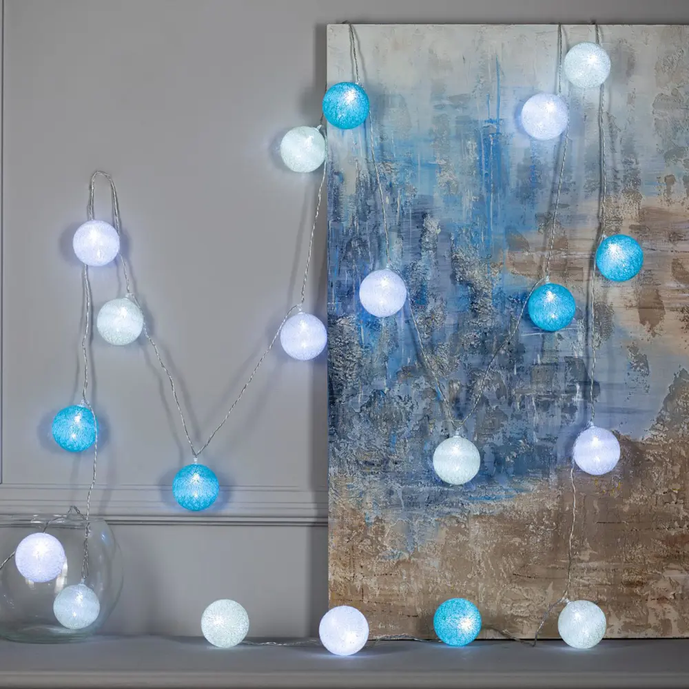 Фото 2 Электрогирлянда комнатная Luazon lighting 5985178 нить 5 м 20 ламп бесцветный 1 режим работы Фото 2 Электрогирлянда комнатная Luazon lighting 5985178 нить 5 м 20 ламп бесцветный 1 режим работы