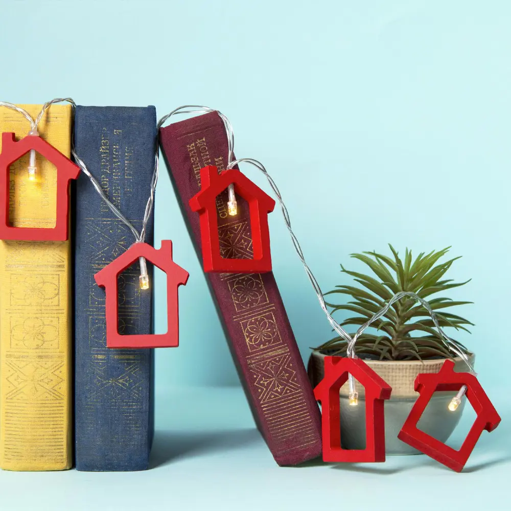 Фото 4 Электрогирлянда комнатная Luazon lighting 3667539 нить 1.5 м 10 ламп бесцветный 1 режим работы