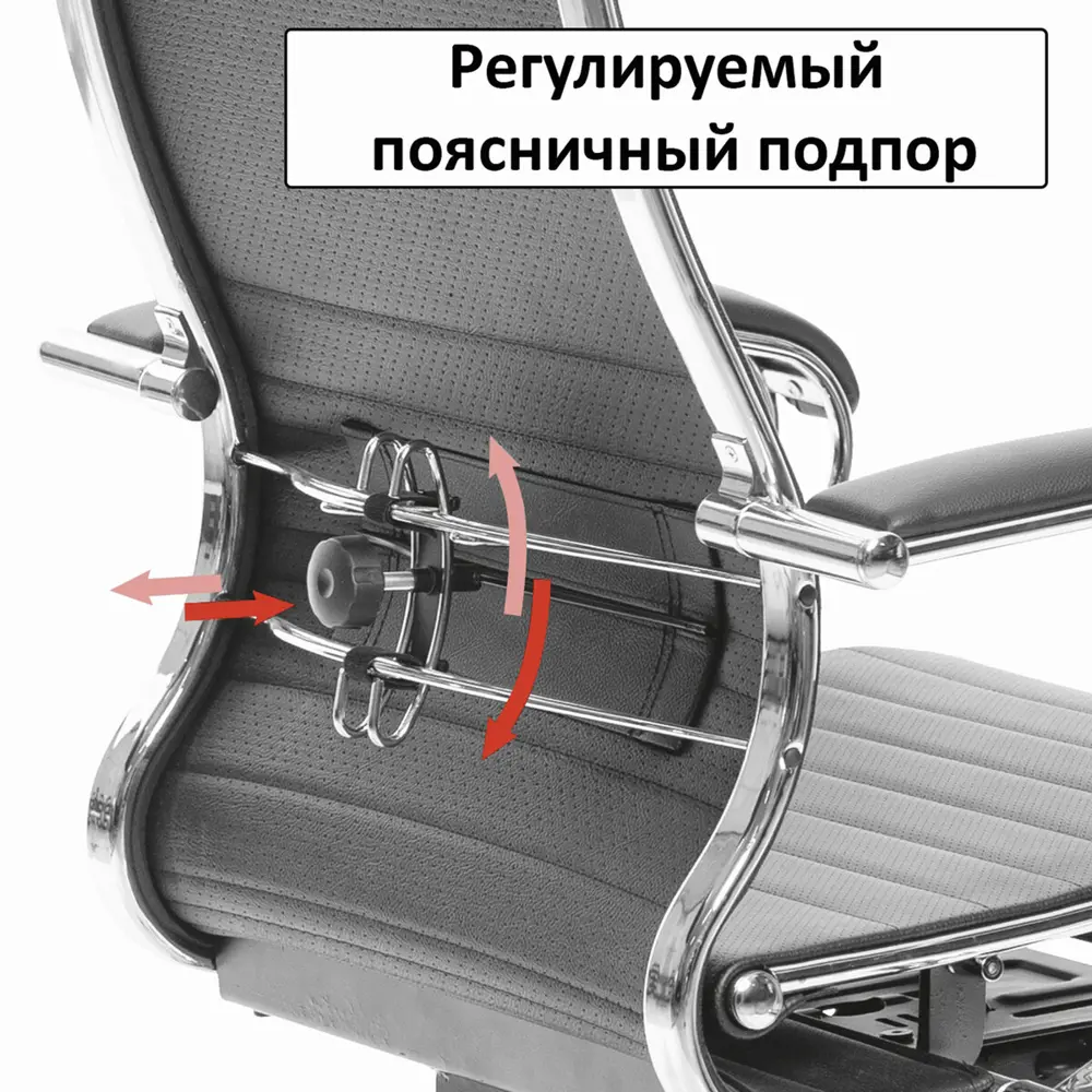 Фото 8 Офисное кресло Метта К-3 прочный сетчатый материал цвет черный Фото 8 Офисное кресло Метта К-3 прочный сетчатый материал цвет черный