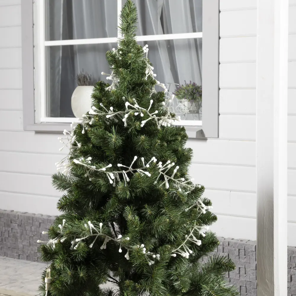 Фото 2 Электрогирлянда универсальная Luazon lighting 1080331 нить 3 м 288 ламп бесцветный 1 режим работы Фото 2 Электрогирлянда универсальная Luazon lighting 1080331 нить 3 м 288 ламп бесцветный 1 режим работы