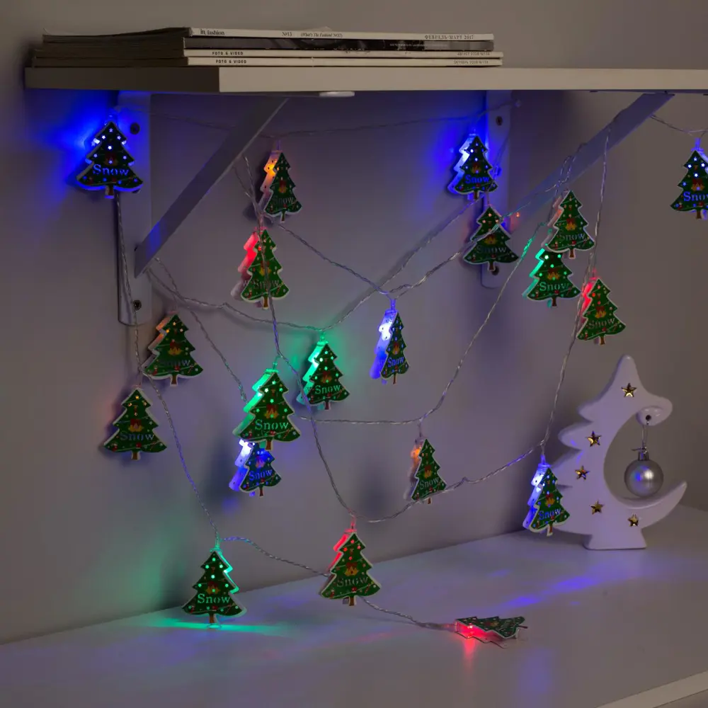 Фото 4 Электрогирлянда комнатная Luazon lighting 2388690 нить 4 м 20 ламп бесцветный 8 режимов работы Фото 4 Электрогирлянда комнатная Luazon lighting 2388690 нить 4 м 20 ламп бесцветный 8 режимов работы