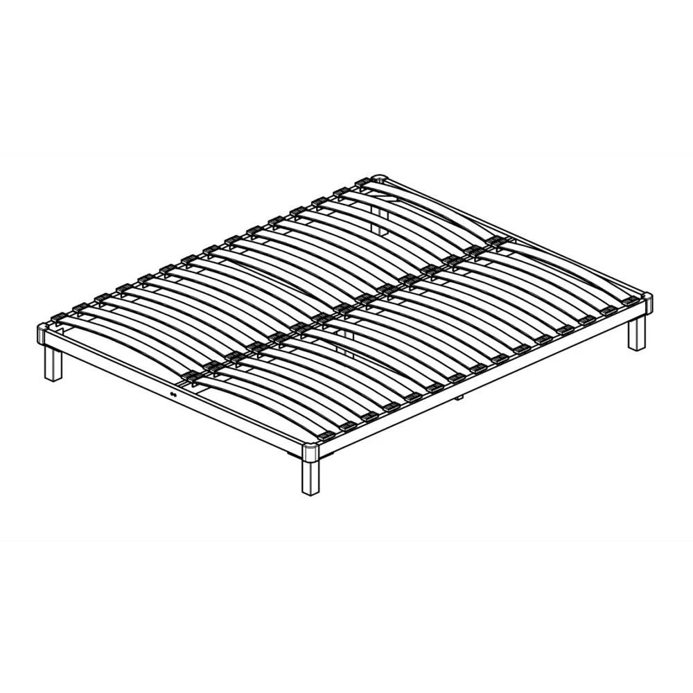 Фото 2 Кровать Дюсон Комфорт Плюс 2.2 200x24.50x160 см берёза цвет бежевый Фото 2 Кровать Дюсон Комфорт Плюс 2.2 200x24.50x160 см берёза цвет бежевый