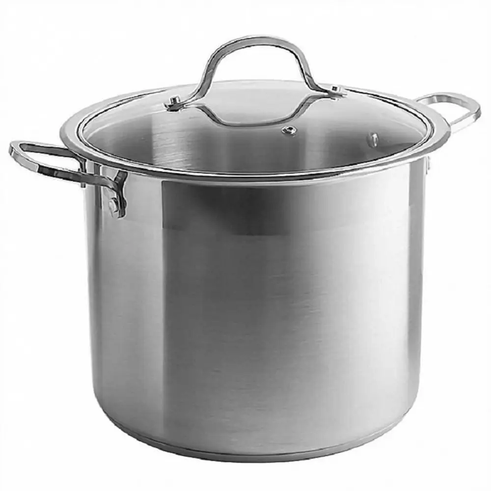 Фото Кастрюля 10 л Webber Be-128-10l с крышкой нержавеющая сталь цвет серебристый Фото Кастрюля 10 л Webber Be-128-10l с крышкой нержавеющая сталь цвет серебристый