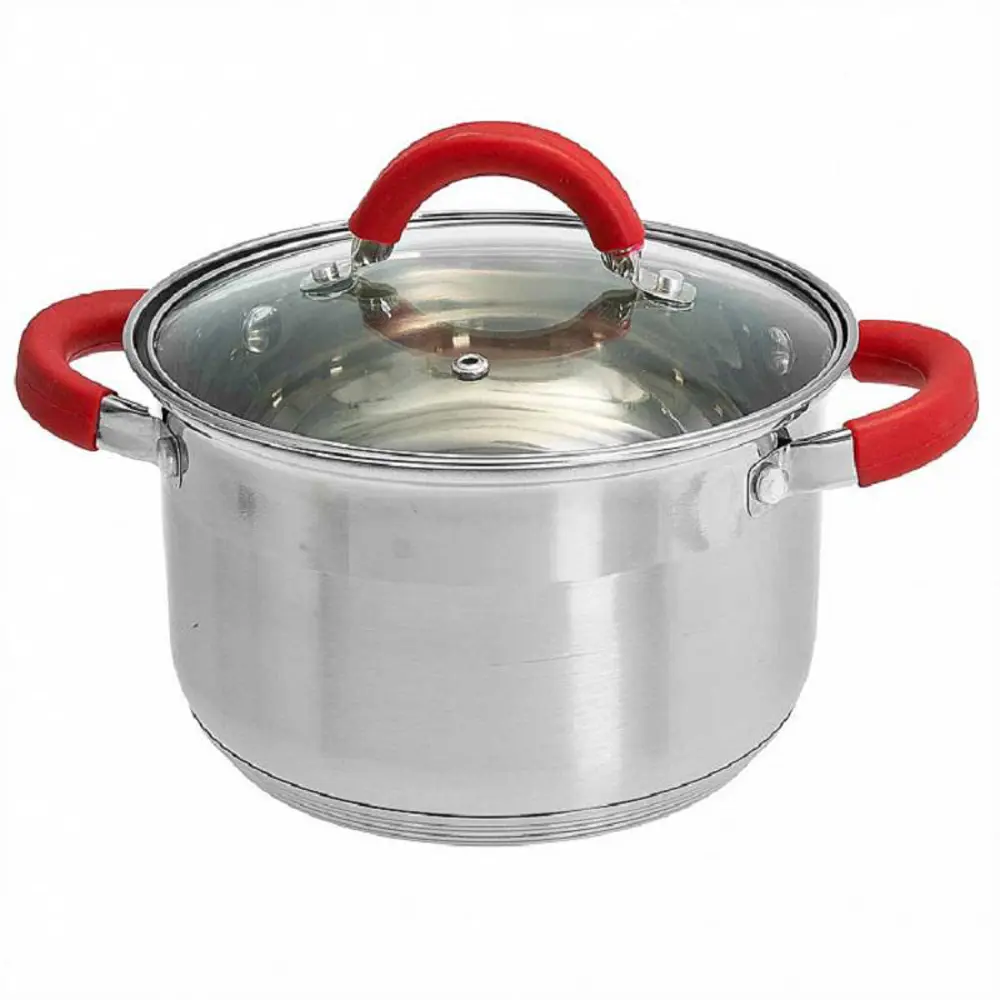 Фото Кастрюля 4 л Webber Be-342/2 с крышкой нержавеющая сталь цвет серебристый Фото Кастрюля 4 л Webber Be-342/2 с крышкой нержавеющая сталь цвет серебристый