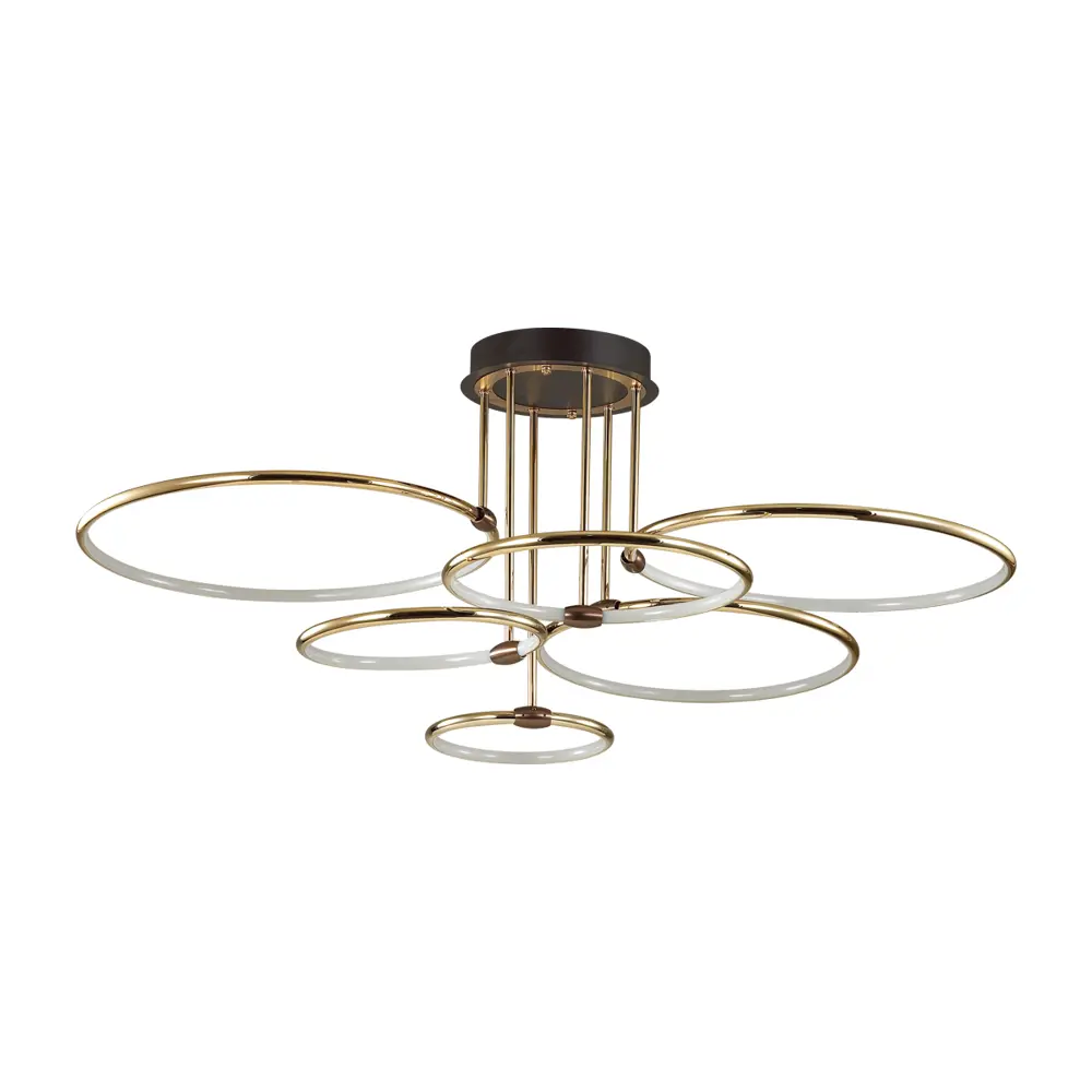 Фото Люстра потолочная Lumion Ursula 5283/99CL LED 156W цвет золото Фото Люстра потолочная Lumion Ursula 5283/99CL LED 156W цвет золото