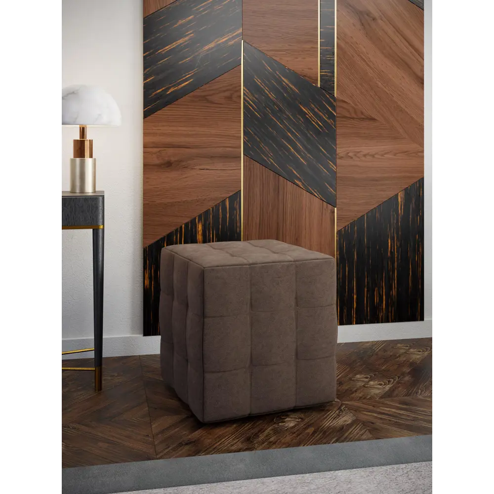 Фото Пуф/подставка для ног Bohemia Home 45x45 см цвет коричневый LYON.PO.DBEN Фото Пуф/подставка для ног Bohemia Home 45x45 см цвет коричневый LYON.PO.DBEN
