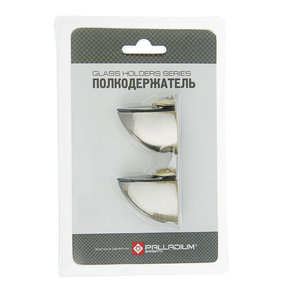 Фото 3 Штанга для гардероба и крепления в комплекте Palladium 18 см d7.1 см металл/пластик цвет античная бронза 2 шт