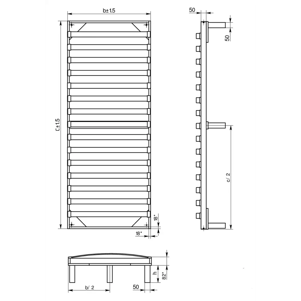 Фото 3 Кроватная сетка Гарден трейд Эконом 1.1Т 200x24.5x90 см цвет светло-бежевый