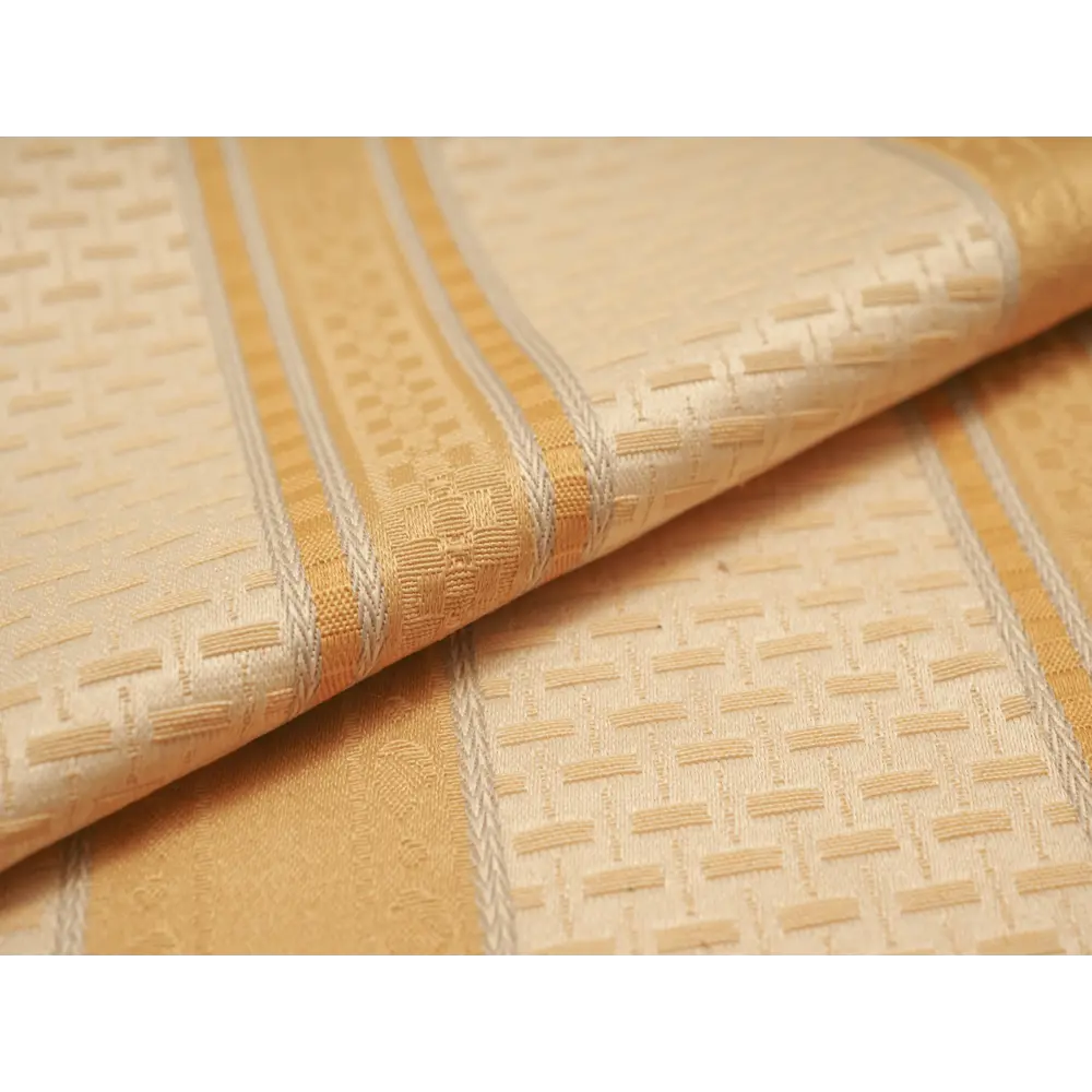 Фото 11 Штора на шторной ленте Полоса 160x260 см цвет желтый