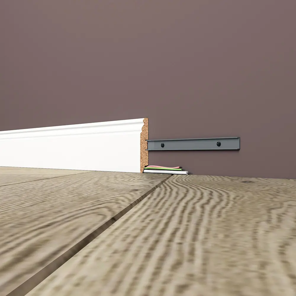 Фото 2 Плинтус напольный Smartprofile Paint 70E высота 70 мм длина 2.4 м, 5 шт.