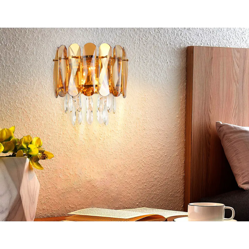 Фото 3 Настенный светильник AMBRELLA LIGHT TR5078 цвет золото Фото 3 Настенный светильник AMBRELLA LIGHT TR5078 цвет золото