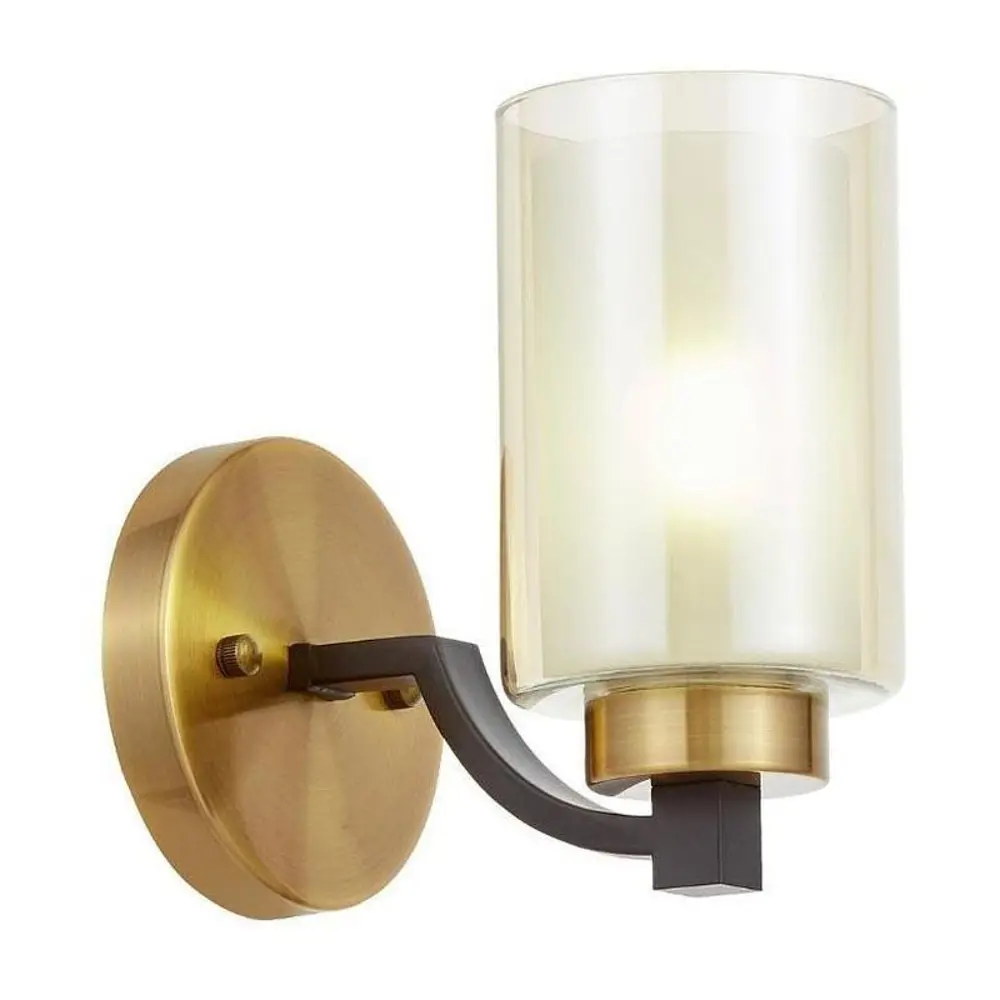 Фото Настенный светильник LUMINA DECO LDW 1224-1 BK+MD Vigatto цвет бронза Фото Настенный светильник LUMINA DECO LDW 1224-1 BK+MD Vigatto цвет бронза