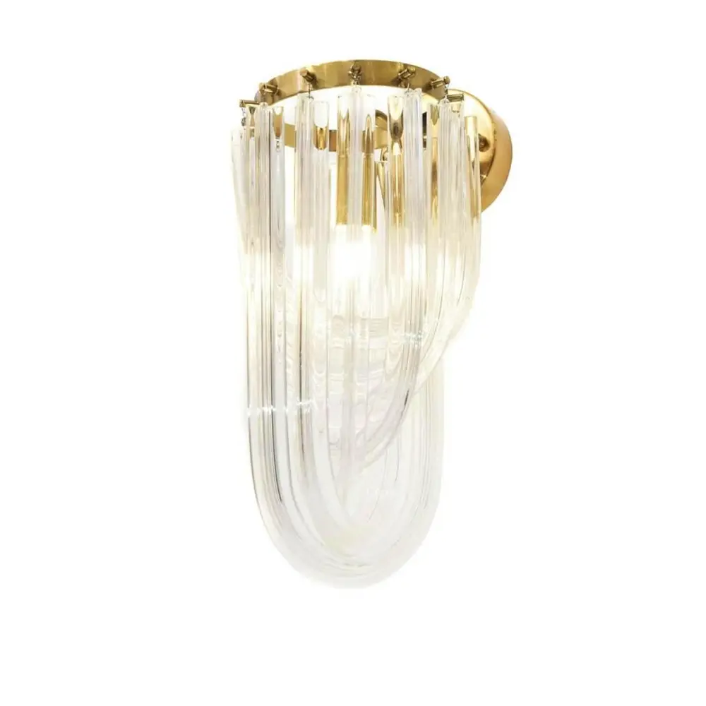 Фото 3 Настенный светильник LUMINA DECO LDW 6001-3 GD+CL цвет бронза