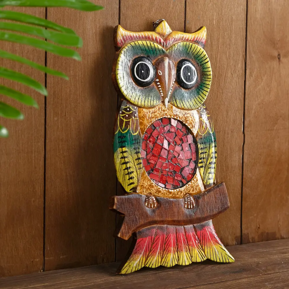 Фото 2 Панно настенное "Филин на ветке" дерево 15x1.5x30 см Фото 2 Панно настенное "Филин на ветке" дерево 15x1.5x30 см