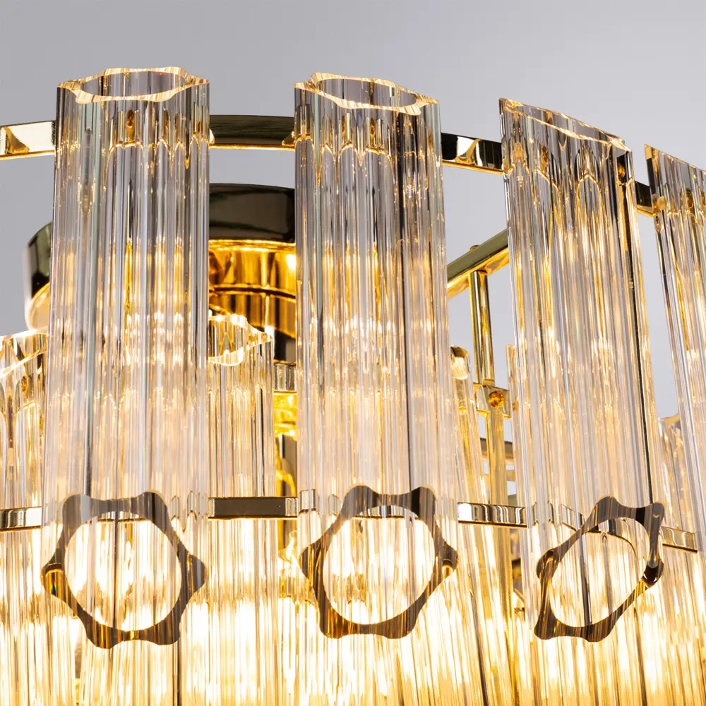 Фото 5 Люстра потолочная Arte Lamp A2848PL-5GO Jastin 5 ламп цвет золото Фото 5 Люстра потолочная Arte Lamp A2848PL-5GO Jastin 5 ламп цвет золото