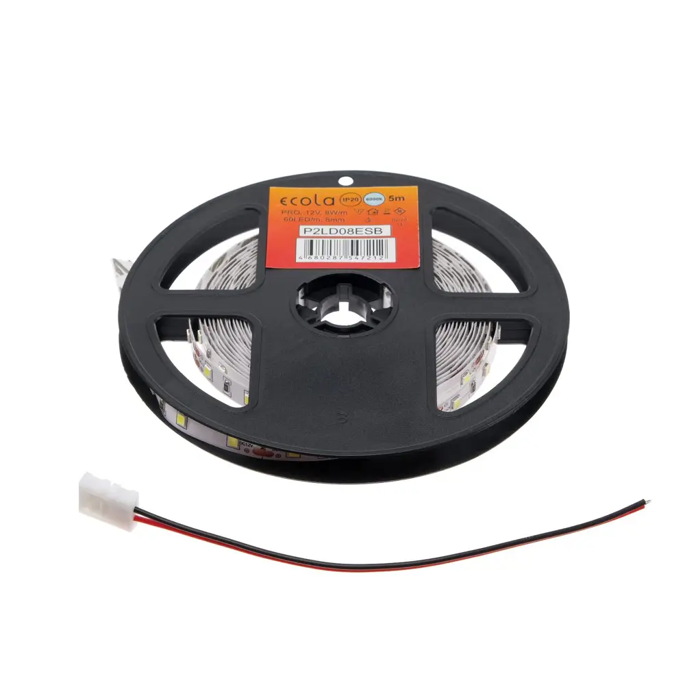 Фото 6 Светодиодная лента ECOLA 5501899 SMD 2835 60 диод/8 Вт/м 12 В IP20 5 м холодный белый свет Фото 6 Светодиодная лента ECOLA 5501899 SMD 2835 60 диод/8 Вт/м 12 В IP20 5 м холодный белый свет