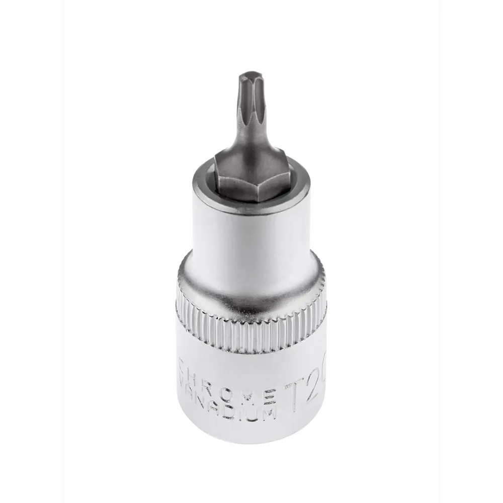 Фото Торцевая головка со вставкой AV Steel AV-526020 1/2 дюйма T20 Фото Торцевая головка со вставкой AV Steel AV-526020 1/2 дюйма T20