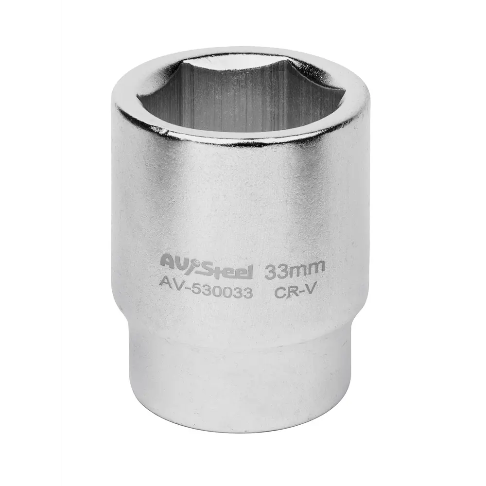 Фото Торцевая головка шестигранная AV Steel AV-530033 3/4 дюйма 33 мм Фото Торцевая головка шестигранная AV Steel AV-530033 3/4 дюйма 33 мм