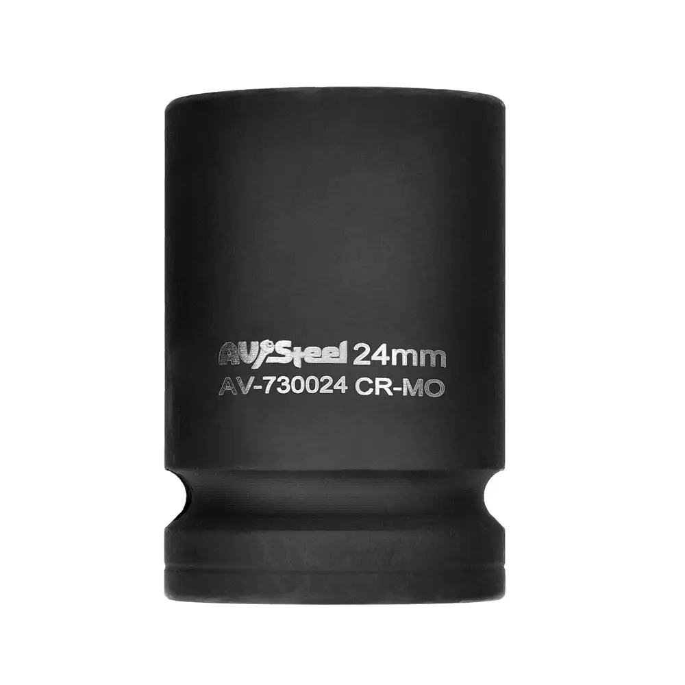 Фото 2 Торцевая головка ударная шестигранная AV Steel AV-730024 3/4 дюйма 24 мм Фото 2 Торцевая головка ударная шестигранная AV Steel AV-730024 3/4 дюйма 24 мм