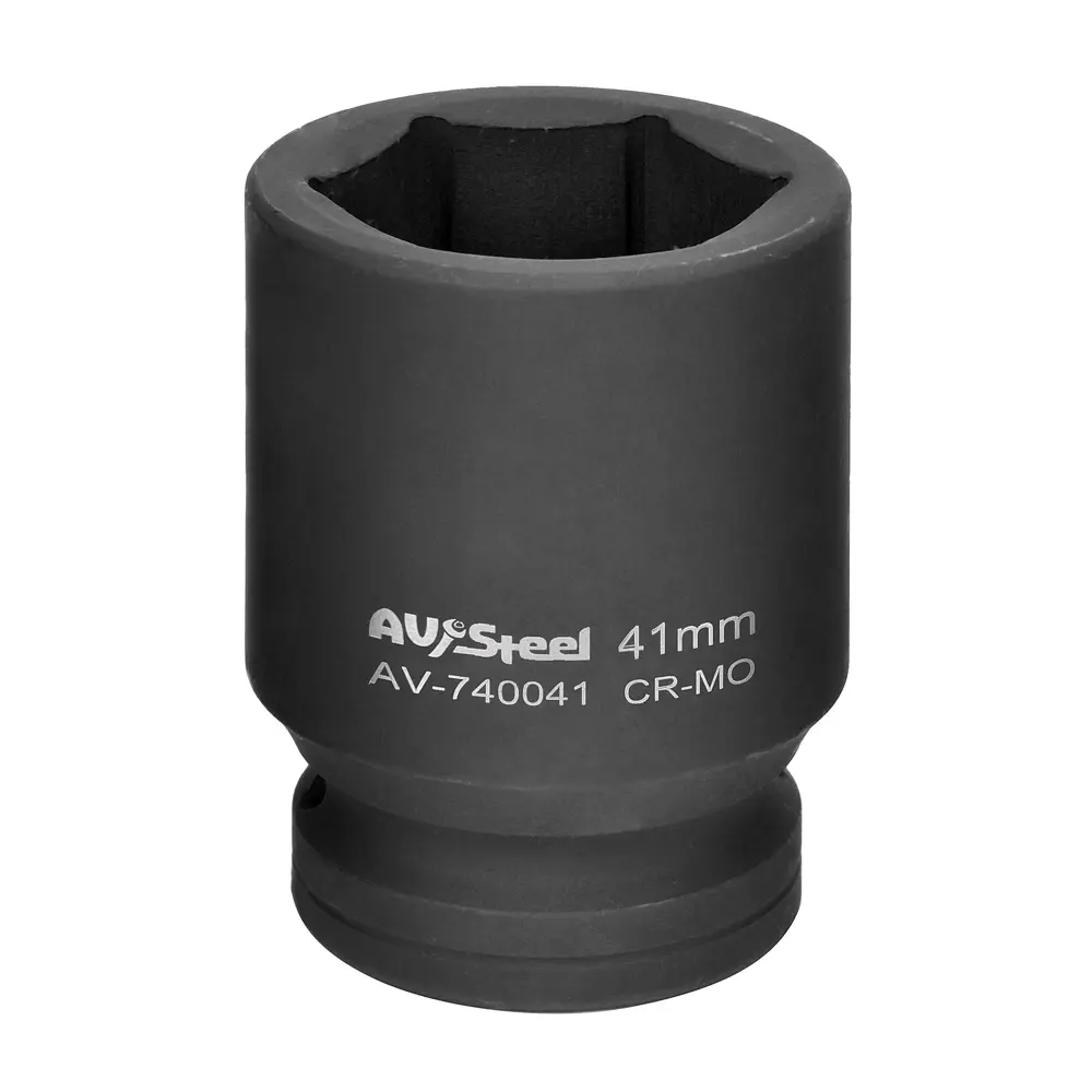 Фото Торцевая головка ударная шестигранная AV Steel AV-740041 1 дюйм 41 мм Фото Торцевая головка ударная шестигранная AV Steel AV-740041 1 дюйм 41 мм