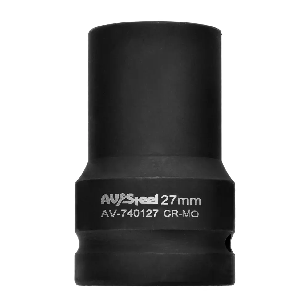Фото 2 Торцевая головка ударная шестигранная AV Steel AV-740127 1 дюйм 27 мм Фото 2 Торцевая головка ударная шестигранная AV Steel AV-740127 1 дюйм 27 мм