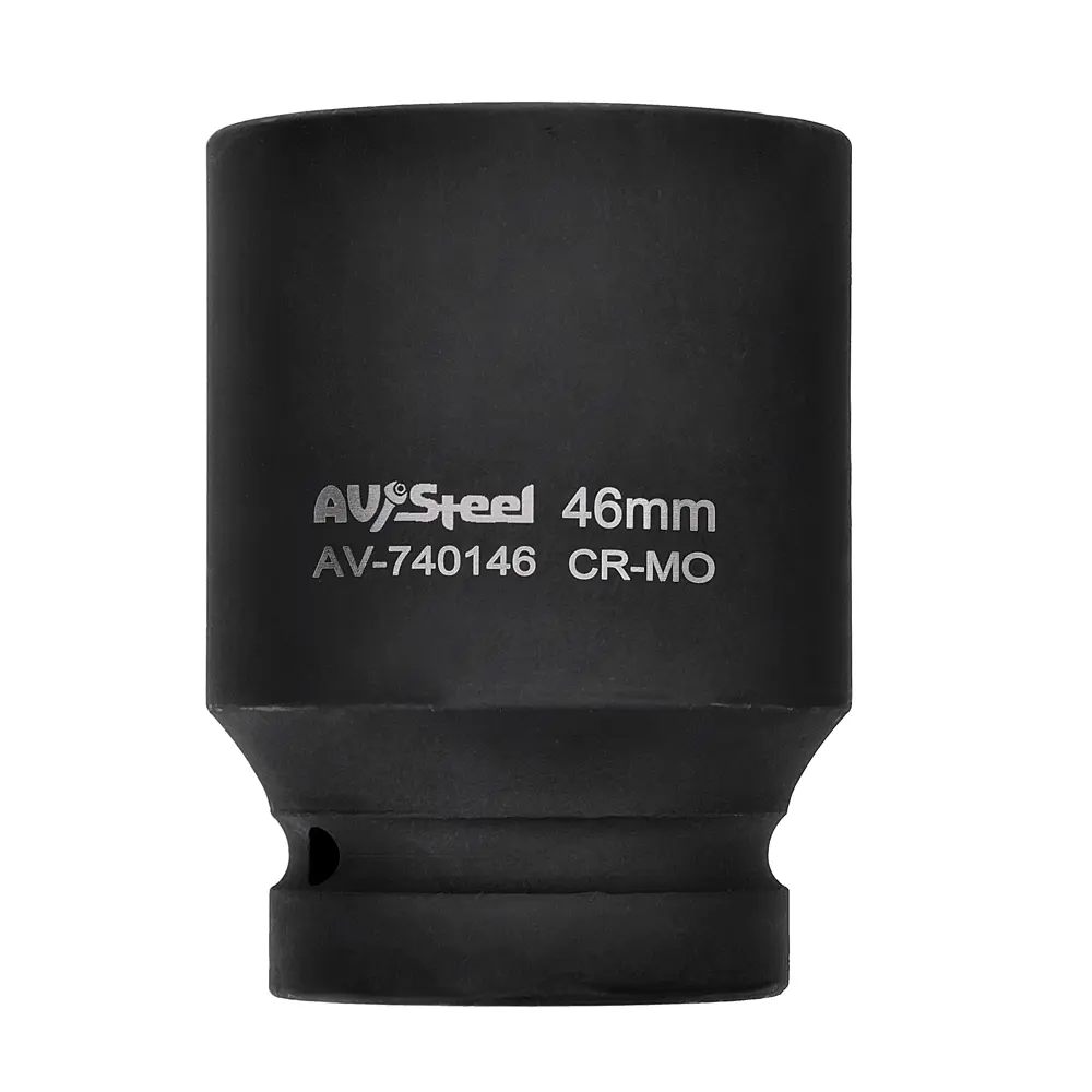 Фото 2 Торцевая головка ударная шестигранная AV Steel AV-740146 1 дюйм 46 мм Фото 2 Торцевая головка ударная шестигранная AV Steel AV-740146 1 дюйм 46 мм
