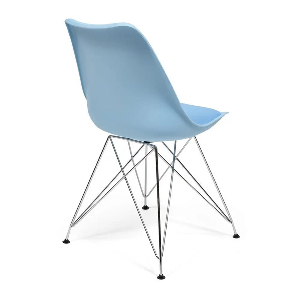 Фото 2 Стул Tetchair Стул tulip iron chair (mod.ec-123) 83.5x48x54.5 см пластик цвет голубой Фото 2 Стул Tetchair Стул tulip iron chair (mod.ec-123) 83.5x48x54.5 см пластик цвет голубой
