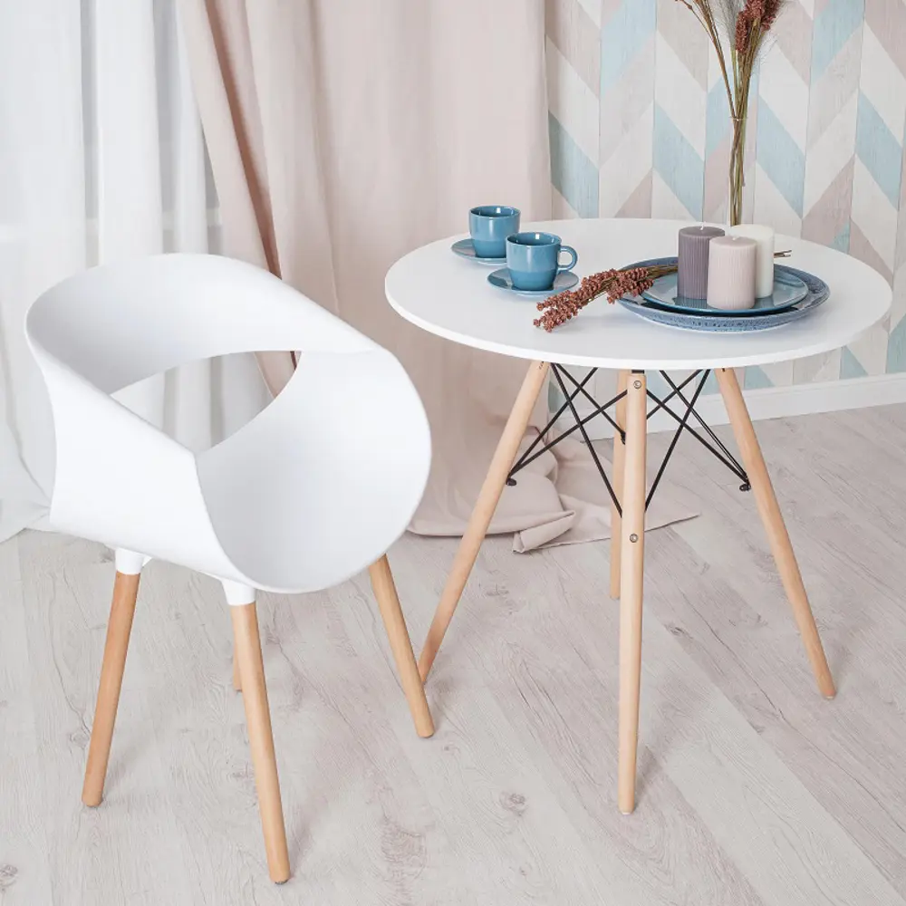 Фото Стул Tetchair Стул qxx (mod. c1058) 78x56x54 см пластик цвет белый Фото Стул Tetchair Стул qxx (mod. c1058) 78x56x54 см пластик цвет белый