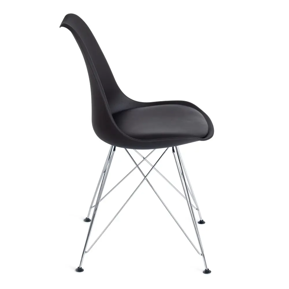 Фото 2 Стул Tetchair Стул tulip iron chair (mod.ec-123) 83.5x48x54.5 см пластик цвет черный Фото 2 Стул Tetchair Стул tulip iron chair (mod.ec-123) 83.5x48x54.5 см пластик цвет черный