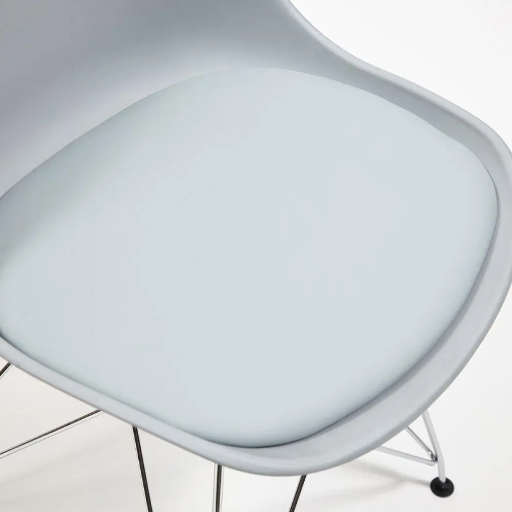 Фото 6 Стул Tetchair Стул tulip iron chair (mod.ec-123) 83.5x48x54.5 см пластик цвет серый Фото 6 Стул Tetchair Стул tulip iron chair (mod.ec-123) 83.5x48x54.5 см пластик цвет серый