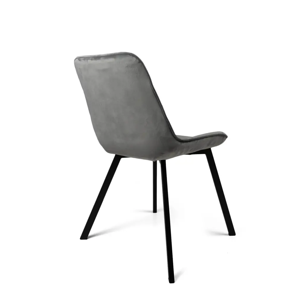 Фото 3 Кухонный стул Bascor i2lg 50x83x42 см велюр цвет светло-серый Фото 3 Кухонный стул Bascor i2lg 50x83x42 см велюр цвет светло-серый