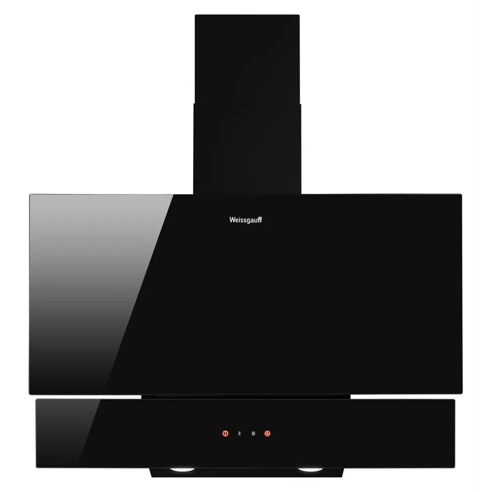 Фото Наклонная вытяжка Weissgauff WGH 600 Touch double 59.7 см цвет черный Фото Наклонная вытяжка Weissgauff WGH 600 Touch double 59.7 см цвет черный