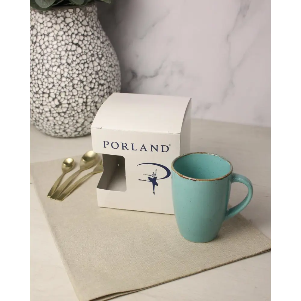 Фото 2 Кружка 260 мл Porland Seasons фарфор цвет бирюзовый