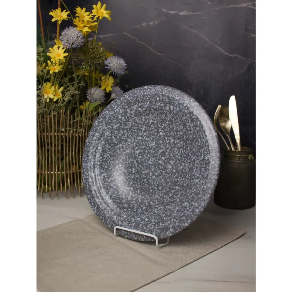 Фото 6 Тарелка Ariane White Pepper ALPARNA92012026 26 см фарфор цвет серый Фото 6 Тарелка Ariane White Pepper ALPARNA92012026 26 см фарфор цвет серый