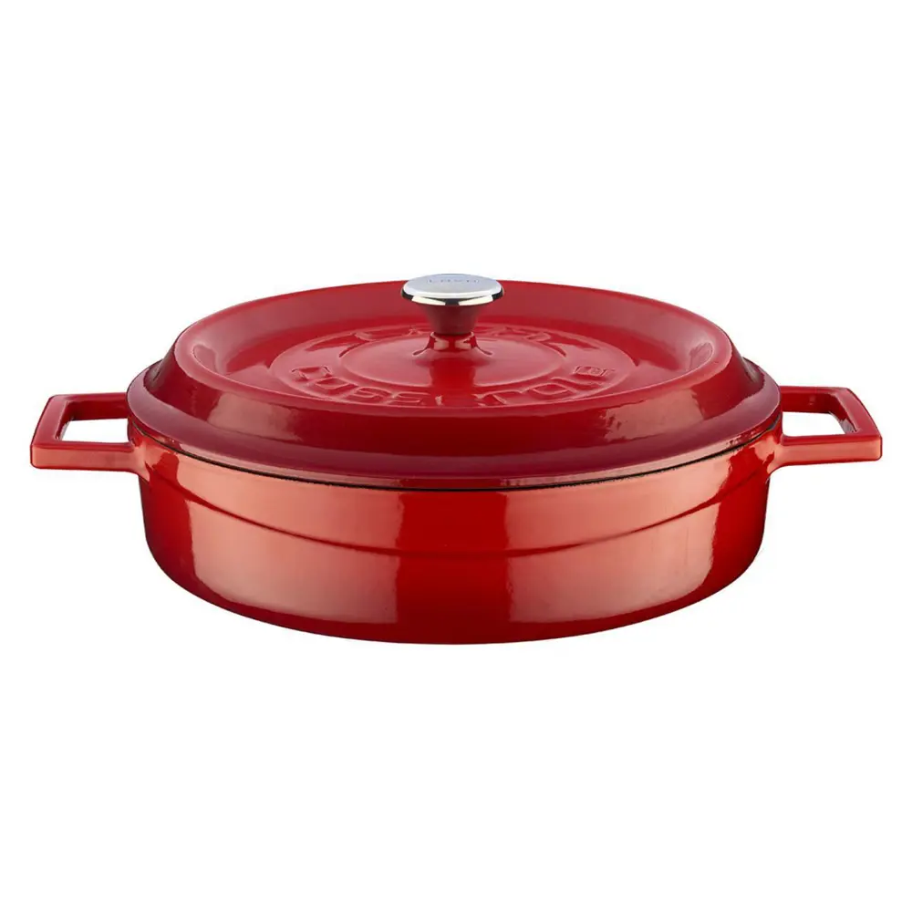 Фото 2 Кастрюля 2.47 л Lava lv y st 24 k2 red с крышкой чугун цвет красный Фото 2 Кастрюля 2.47 л Lava lv y st 24 k2 red с крышкой чугун цвет красный