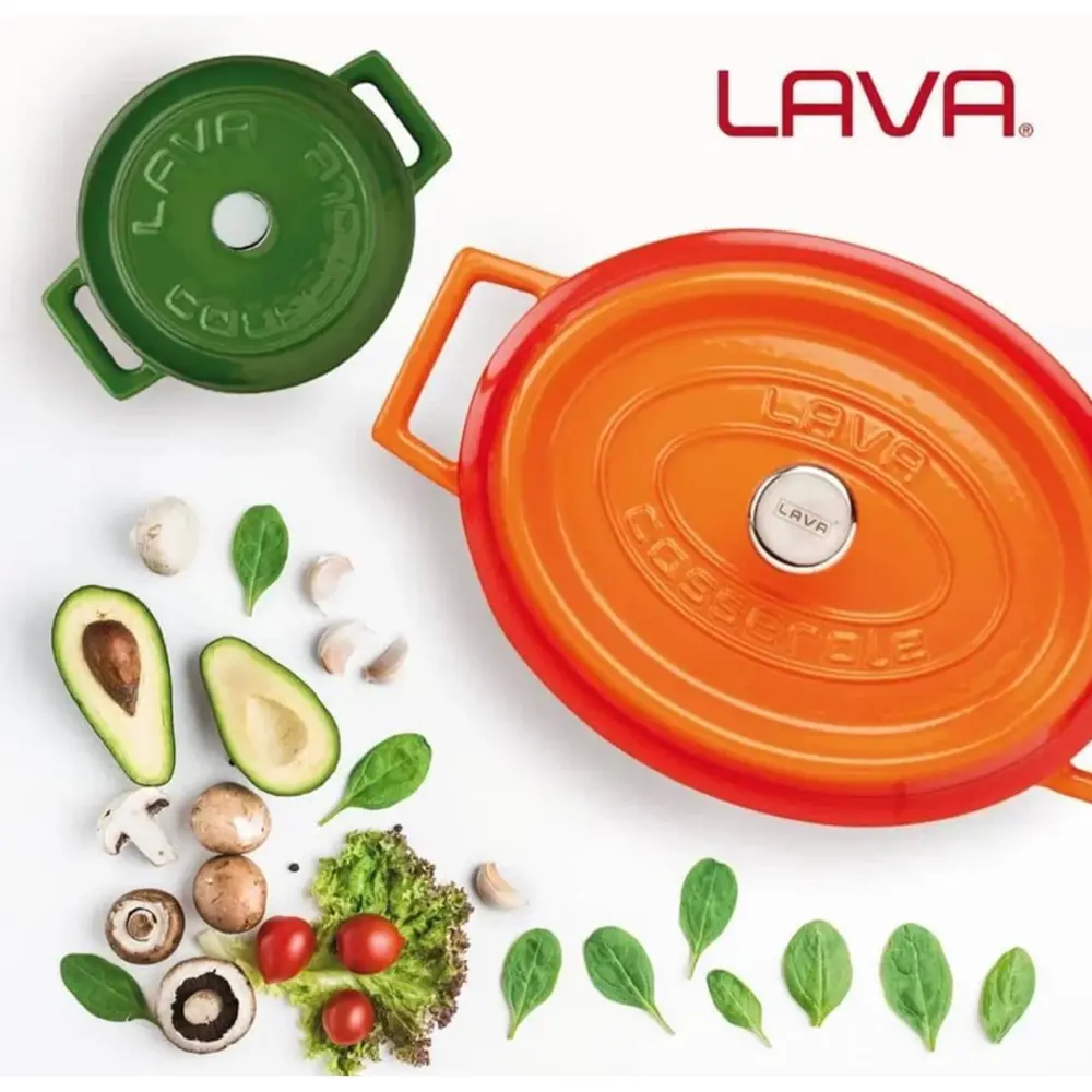 Фото 5 Кастрюля 3.19 л Lava lv o tc 25 k1 o с крышкой чугун цвет оранжевый Фото 5 Кастрюля 3.19 л Lava lv o tc 25 k1 o с крышкой чугун цвет оранжевый