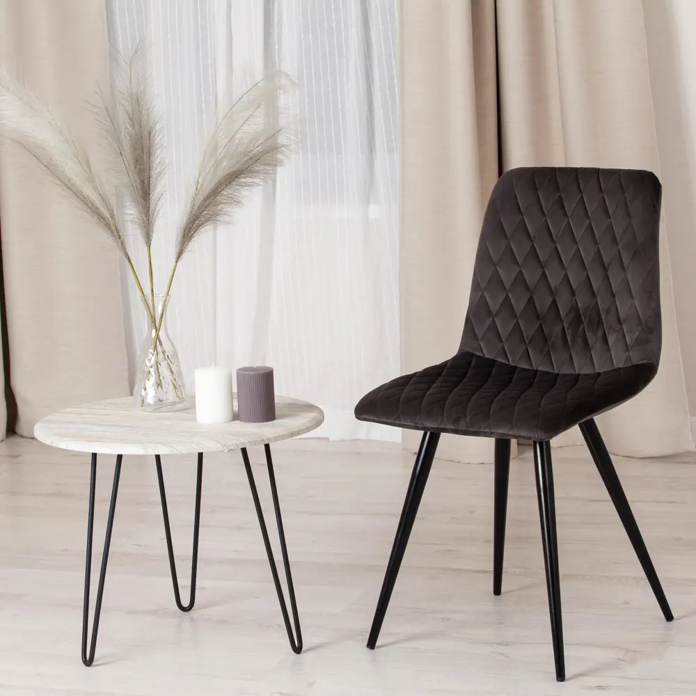 Фото 2 Кухонный стул Tetchair CHILLY X (mod. 7096) 88х47х53 см ткань цвет черный 15444 Фото 2 Кухонный стул Tetchair CHILLY X (mod. 7096) 88х47х53 см ткань цвет черный 15444