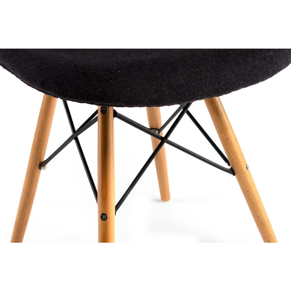 Фото 4 Стул Bradex Eames 54x85x48 см полипропилен цвет черный Фото 4 Стул Bradex Eames 54x85x48 см полипропилен цвет черный
