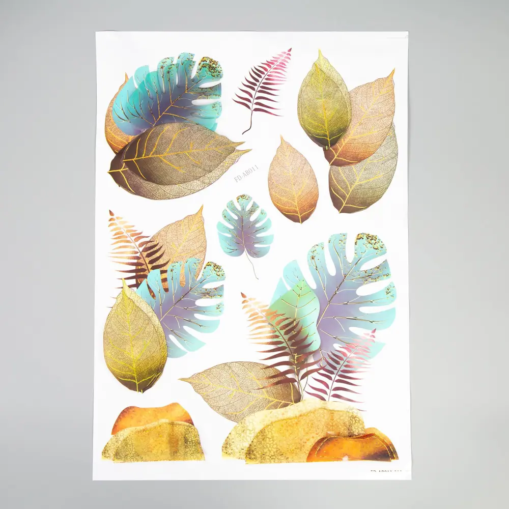 Фото Наклейка интерьерная 3D "Листья" 52x35 см