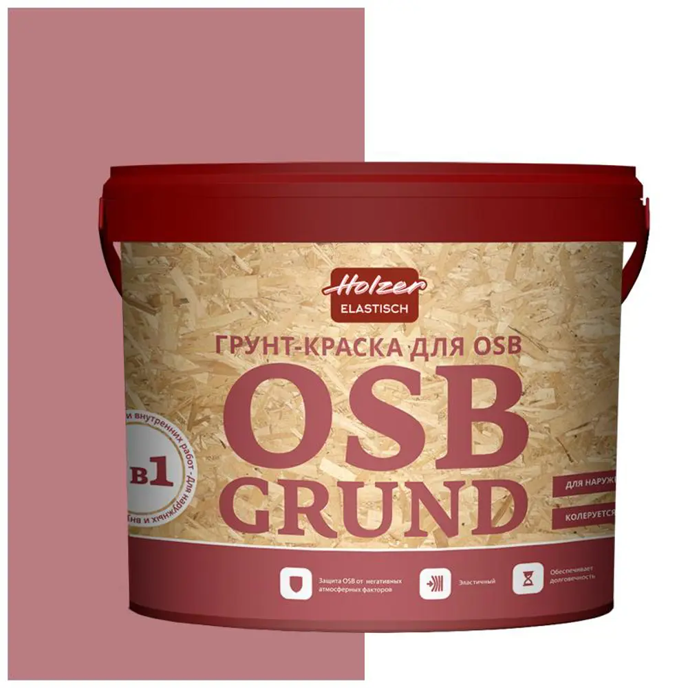 Фото Грунт-краска для OSB OSB GRUND 15OSBGrund066 цвет розовый 15 кг