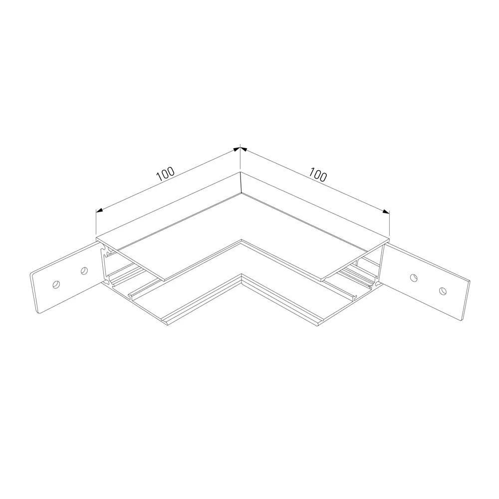 Фото 3 Коннектор Slim Magnetic для трекового шинопровода магнитного внутренний накладной цвет черный Фото 3 Коннектор Slim Magnetic для трекового шинопровода магнитного внутренний накладной цвет черный