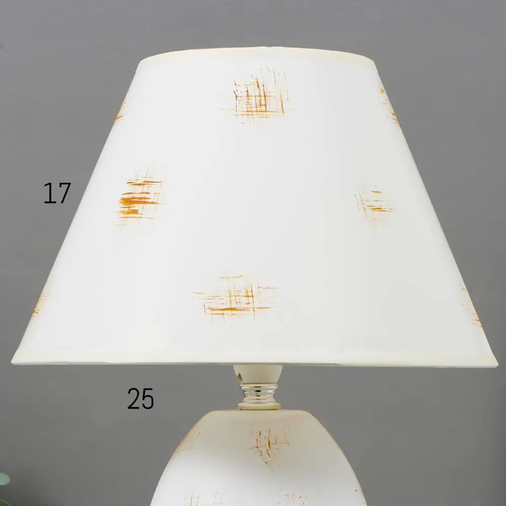 Фото 7 Настольная лампа RISALUX 5448855 16393 F761TT-1229 цвет белый