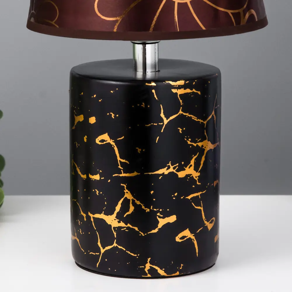 Фото 5 Настольная лампа RISALUX 5040854 21166 F761TT-470 цвет черный